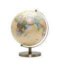 Beige World Globe - 28cm at Online8 Furniture Auckland NZ