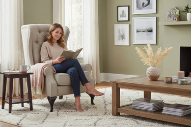 Belford Wingback Armchair at Online8 Furniture Auckland NZ