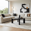 Bella Round Coffee Table - Black Stain at Online8 Furniture Auckland NZ