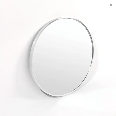 Bella Round Wall Mirror 60 cm, Chrome at Online8 Furniture Auckland NZ