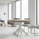Belmore Round Dining Table - 1200mm at Online8 Furniture Auckland NZ