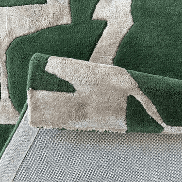 Bente Abstraction Green Rug at Online8 Furniture Auckland NZ