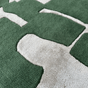 Bente Abstraction Green Rug at Online8 Furniture Auckland NZ