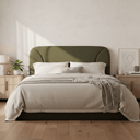 Betty Queen Headboard - Olive at Online8 Furniture Auckland NZ