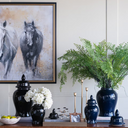 Black Ceramic Ginger Jar - Small at Online8 Furniture Auckland NZ