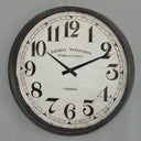Black Iron London Clock - 39Cm at Online8 Furniture Auckland NZ