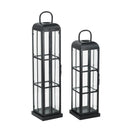 Black Lanterns Set of 2 at Online8 Furniture Auckland NZ