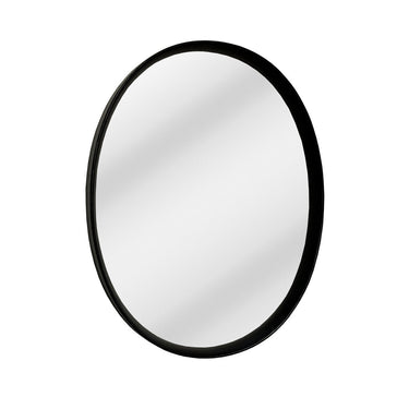 Black Oak Oval Framed Mirror at Online8 Furniture Auckland NZ