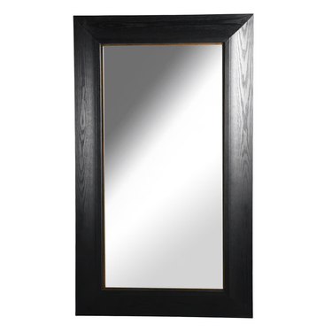 Black Oak Wall Mirror - 1100mm at Online8 Furniture Auckland NZ