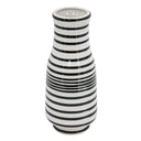 Black & White Striped Vase at Online8 Furniture Auckland NZ