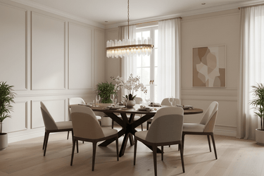 Foundry Parquet Oval Dining Table 2400 at Online8 Furniture Auckland NZ