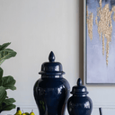 Blue Ginger Jar - Blue at Online8 Furniture Auckland NZ