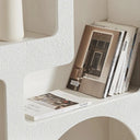 Bodhi Display Unit | Bookshelf - Textured White at Online8 Furniture Auckland NZ