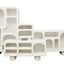 Bodhi Display Unit | Bookshelf - Textured White at Online8 Furniture Auckland NZ