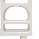 Bodhi Display Unit | Bookshelf - Textured White at Online8 Furniture Auckland NZ