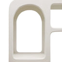 Bodhi Display Unit | Bookshelf - Textured White at Online8 Furniture Auckland NZ