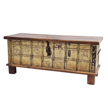 Boho Hand Carved Vintage Trunk at Online8 Furniture Auckland NZ