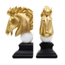 Horse Bookend Set/2 - Knight at Online8 Furniture Auckland NZ