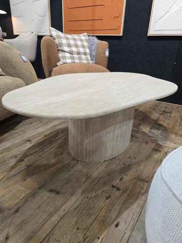 Bordeaux Travertine Coffee Table at Online8 Furniture Auckland NZ