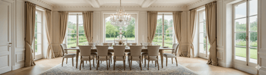 Bosquet Double Extension Dining Suite - 10 Seater at Online8 Furniture Auckland NZ