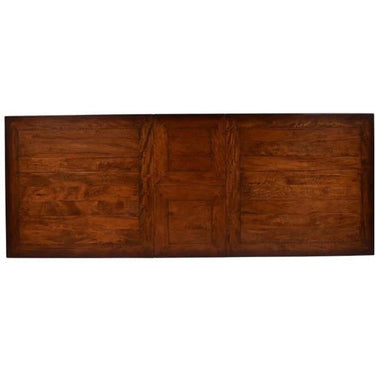 Bosquet double extension dining table -Rustic Medium at Online8 Furniture Auckland NZ