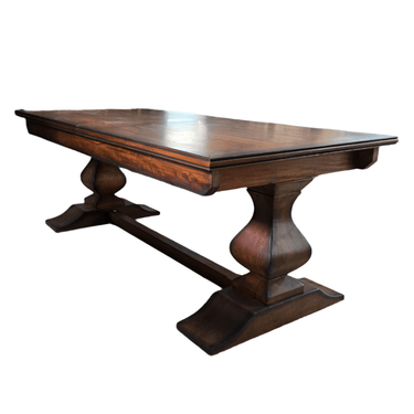 Bosquet Pedestal Double Extension Dining Table at Online8 Furniture Auckland NZ