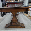 Bosquet Pedestal Double Extension Dining Table at Online8 Furniture Auckland NZ