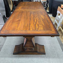 Bosquet Pedestal Double Extension Dining Table at Online8 Furniture Auckland NZ