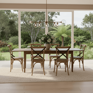 Bosquet Studio Extension Dining Suite - 6 Seater at Online8 Furniture Auckland NZ