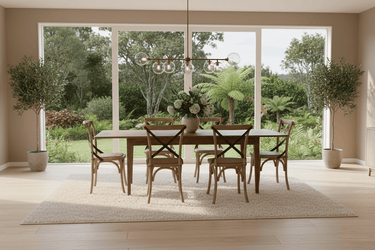 Bosquet Studio Extension Dining Suite - 6 Seater at Online8 Furniture Auckland NZ