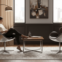 Boston Aviator Swivel Chair Java Black at Online8 Furniture Auckland NZ