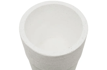 Boston Planter Medium - Textured White at Online8 Furniture Auckland NZ