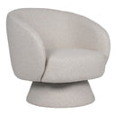Boston Swivel Chair - Egg Shell at Online8 Furniture Auckland NZ