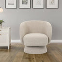Boston Swivel Chair - Egg Shell at Online8 Furniture Auckland NZ