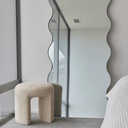 Boucle Stool | Ottoman at Online8 Furniture Auckland NZ