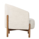 Bowie Rounded Fabric Tub Armchair at Online8 Furniture Auckland NZ