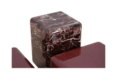 Boyd High Gloss Coffee Table Set of 3 - Vermilion at Online8 Furniture Auckland NZ