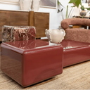 Boyd High Gloss Coffee Table Set of 3 - Vermilion at Online8 Furniture Auckland NZ