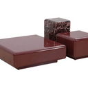 Boyd High Gloss Coffee Table Set of 3 - Vermilion at Online8 Furniture Auckland NZ