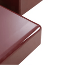 Boyd High Gloss Coffee Table Set of 3 - Vermilion at Online8 Furniture Auckland NZ