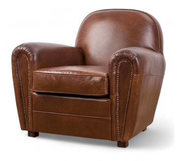 Bradford Vintage Leather Club Chair at Online8 Furniture Auckland NZ