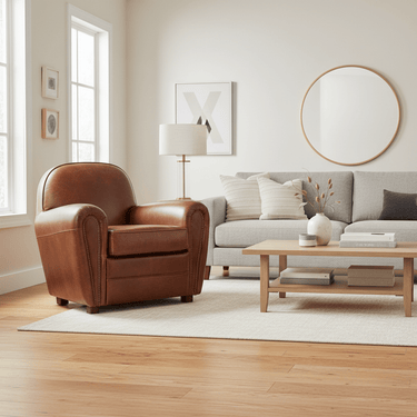 Bradford Vintage Leather Club Chair at Online8 Furniture Auckland NZ