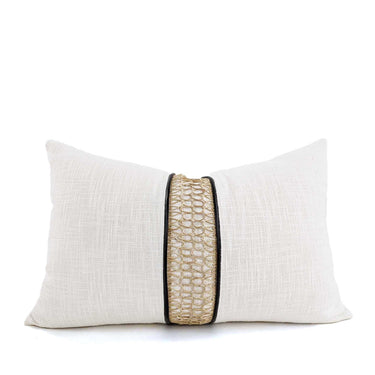 Braid Cushion Cover - Cream Natural at Online8 Furniture Auckland NZ