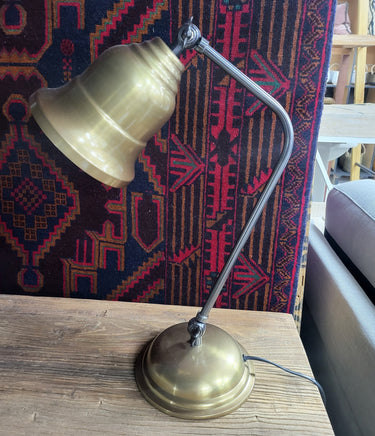 Brass Adjustable Table lamp at Online8 Furniture Auckland NZ