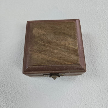 Brass Boot Polish Compass in Wooden Box at Online8 Furniture Auckland NZ
