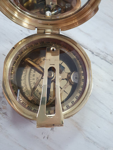 Brass Brunton Compass at Online8 Furniture Auckland NZ