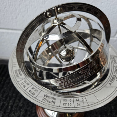 Brass Finish Armillary Sphere Globe at Online8 Furniture Auckland NZ