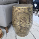 Brass Stool - Antique Gold at Online8 Furniture Auckland NZ