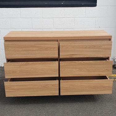 Bright 6 Drawer Dresser | Lowboy at Online8 Furniture Auckland NZ