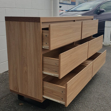 Bright 6 Drawer Dresser | Lowboy at Online8 Furniture Auckland NZ